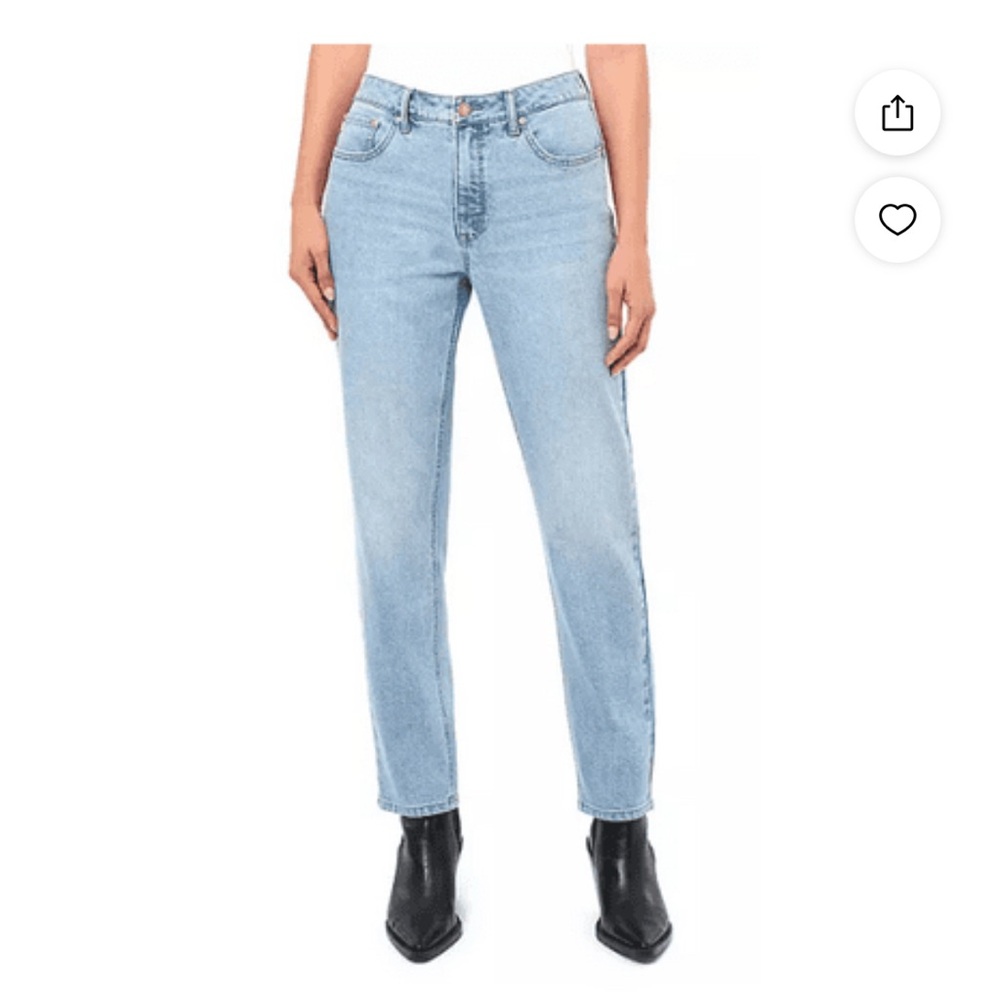 Seven7 Light Wash Straight Leg Jeans